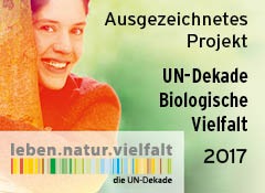 Ausgezeichnetes Projekt UN-Dekade Biologische Vielfalt 2017